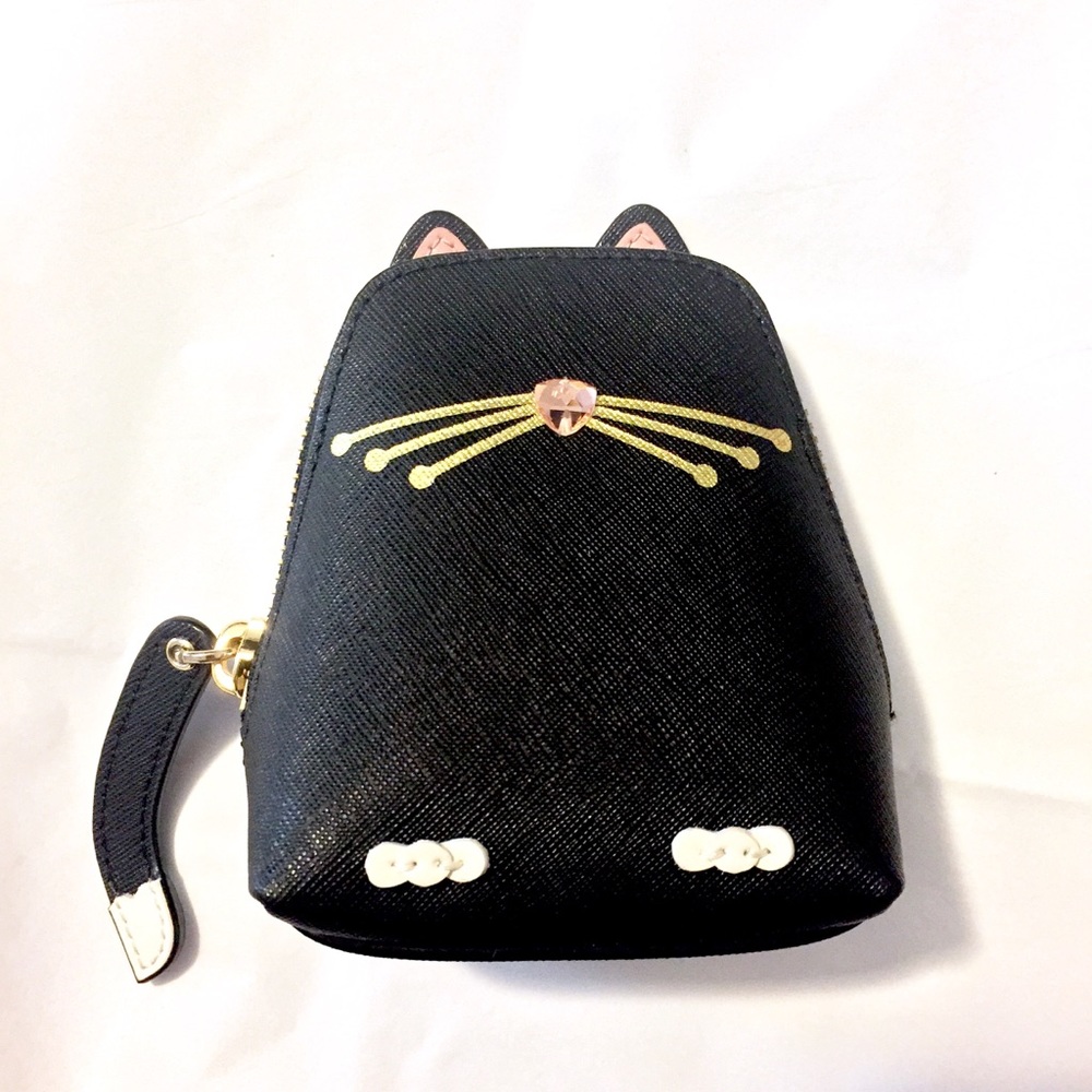 Kate Spade Jazz Things Up Cat Coin Purse - Picture 3 of 7